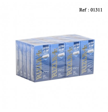 Filtres Slim RIZZLA cigarettes Ø 5.7 mm, pack de 20 boîtes de 120