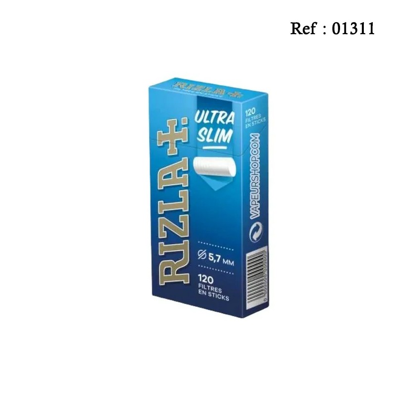 RIZZLA Slim filter for cigarettes Ø 5.7 mm, pack of 20