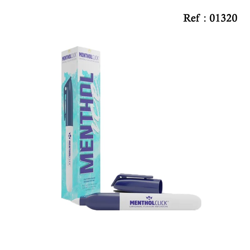 Stylo Menthol Click Ice parfum cigarettes, display de 25