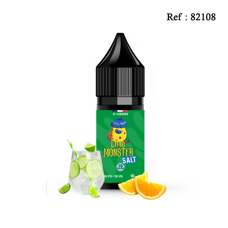 E-liquid YUN Salt Lime monster 10mL