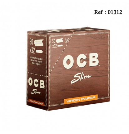 OCB Virgin Slim Cigarette paper, display 50booklets