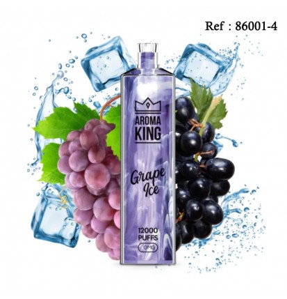 Disposable E-cigarettes Aromaking Gen 12K Grape Ice 0mg