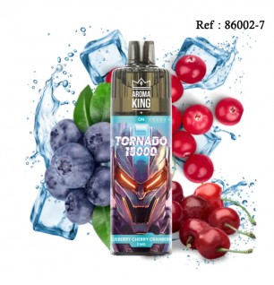 Disposable E-cigarettes Aromaking Tornado 15K Blueberry Cherry 0mg