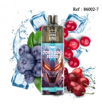 Disposable E-cigarettes Aromaking Tornado 15K Blueberry Cherry 0mg