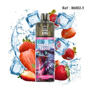 Disposable E-cigarettes Aromaking Tornado 15K Strawberry Ice 0mg