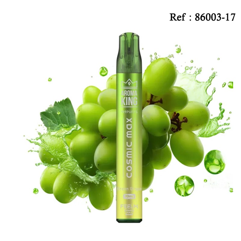 Cosmic Max AROMAKING Green Grape 20mg 999puffs