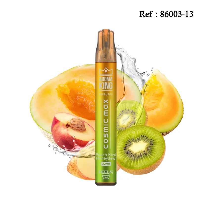 Disposable E-cigarettes Aromaking Cosmic Max Peach Kiwi Honeydew 20mg