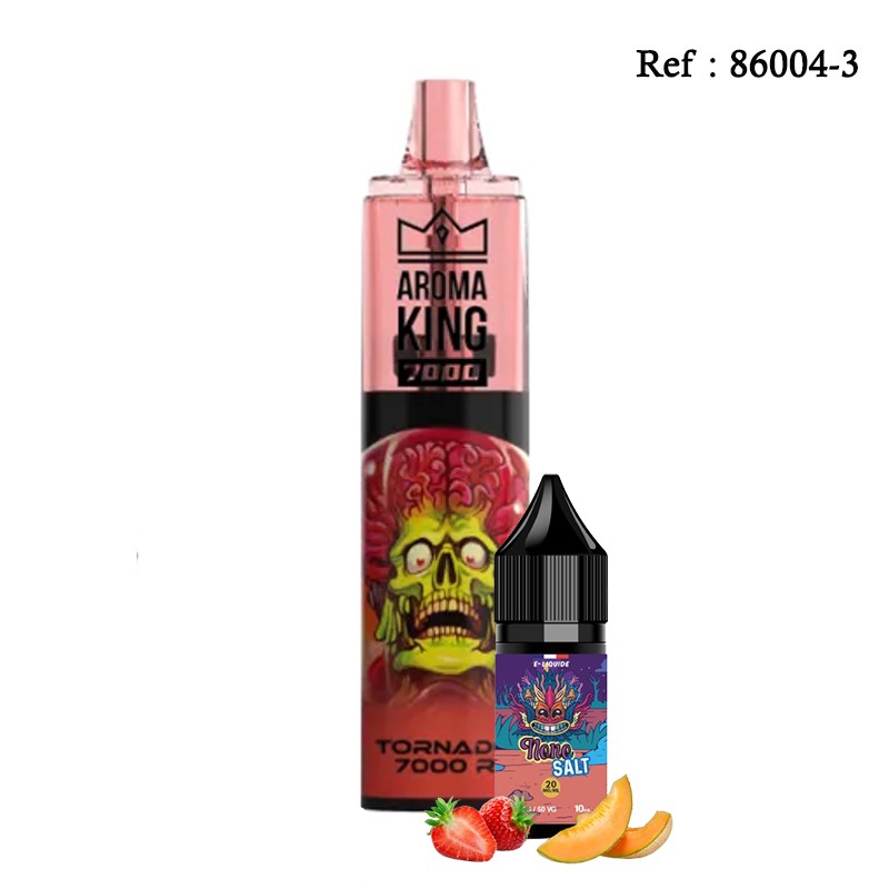 Disposable E-cigarettes Aromaking Tornado 7000 R Nono 20mg