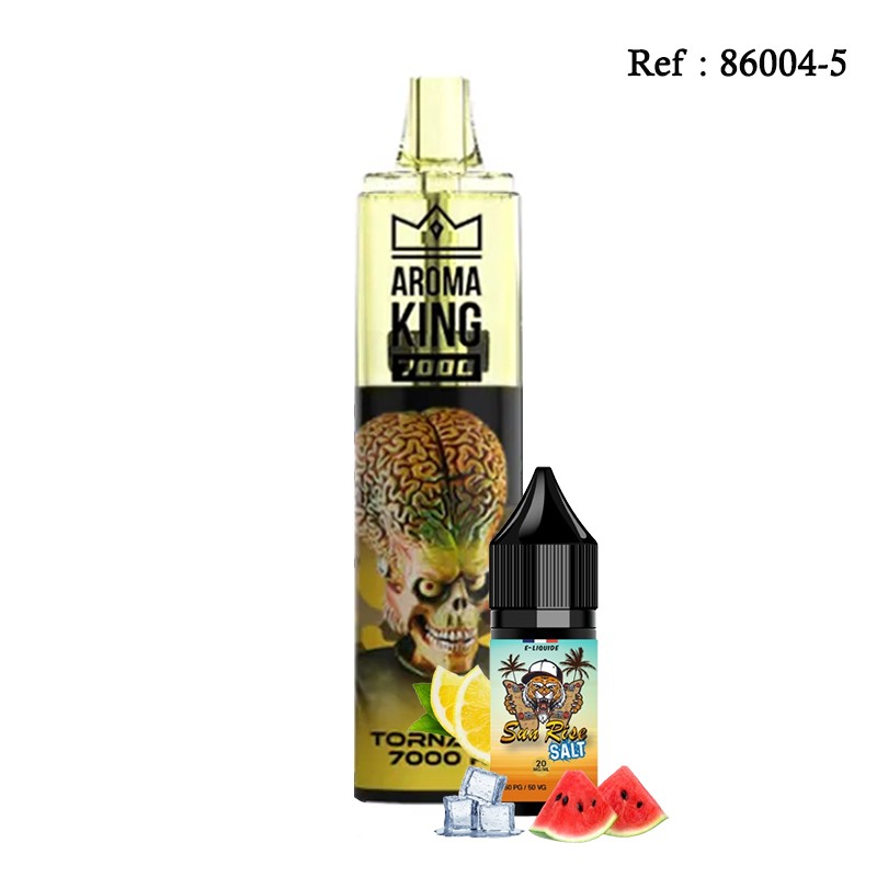 7K Tornado R AROMAKING + E-liquide INNOVAP Salt Sunrise 20mg