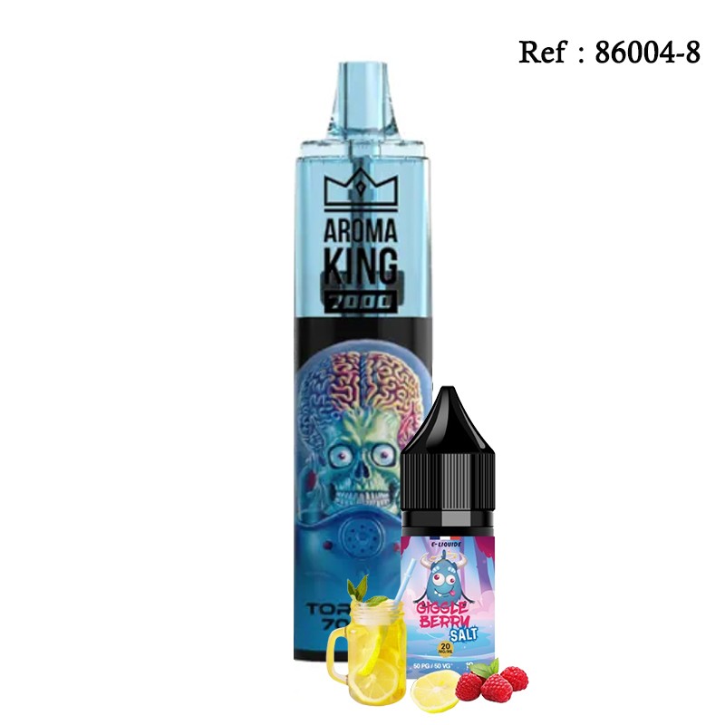 Disposable E-cigarettes Aromaking Tornado 7000 R Giggle berry 20mg