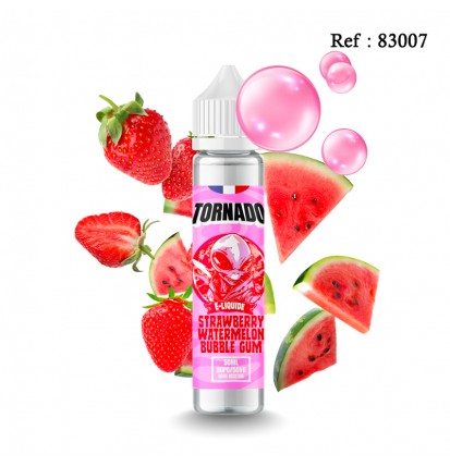 E-liquid TORNADO Strawberry Watermelon Bubble gum 50mL