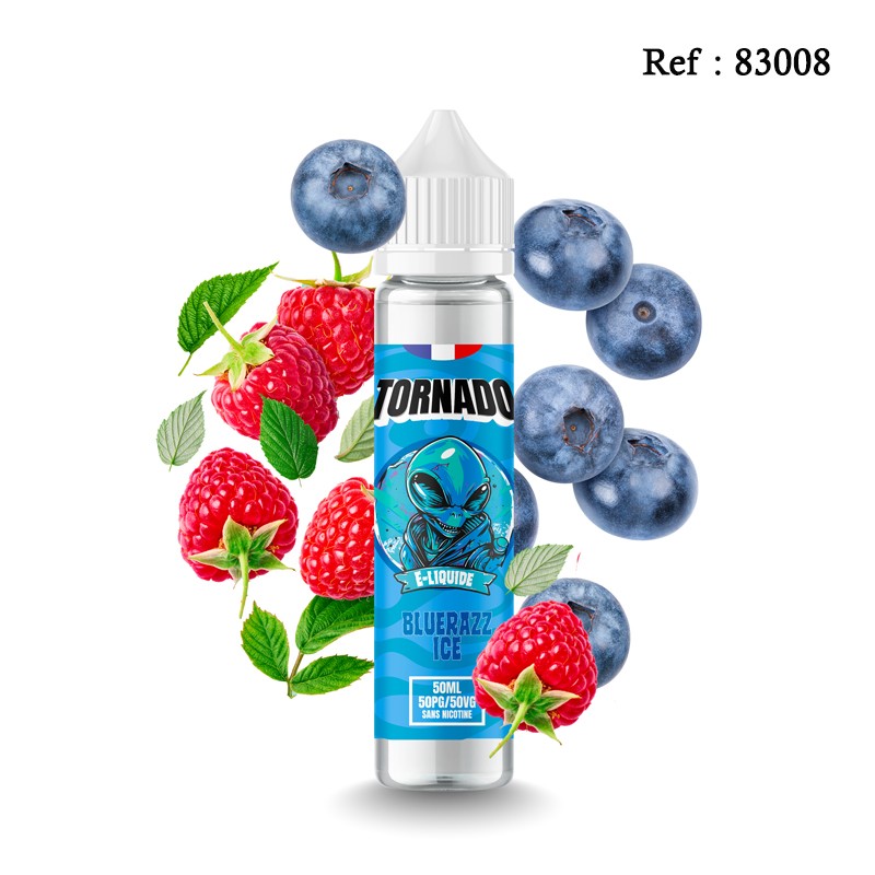 E-liquid TORNADO BlueRazz Ice 50mL