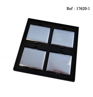 Cigarette Case for 18 pcs Chrom Set of 4 pcs