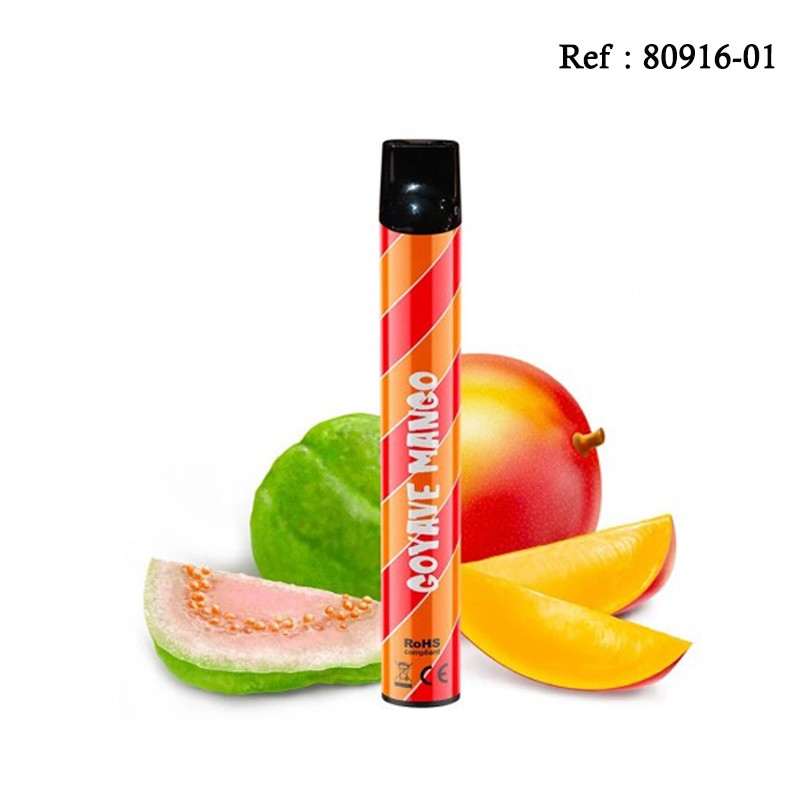 Disposable E-cigarettes WPuff Goyave Mango Nicotine 0.9% 600puffs