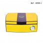 MYON Humidor Yellow Carbon for 10 cigars 245 x 160 x 85 mm