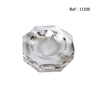 Cigar Ashtray crystal glass octagonal Ø 15 cm