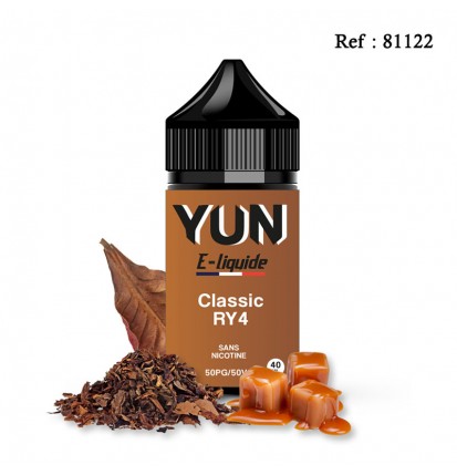 E-liquid Classic RY4 40mL YUN + free boosters