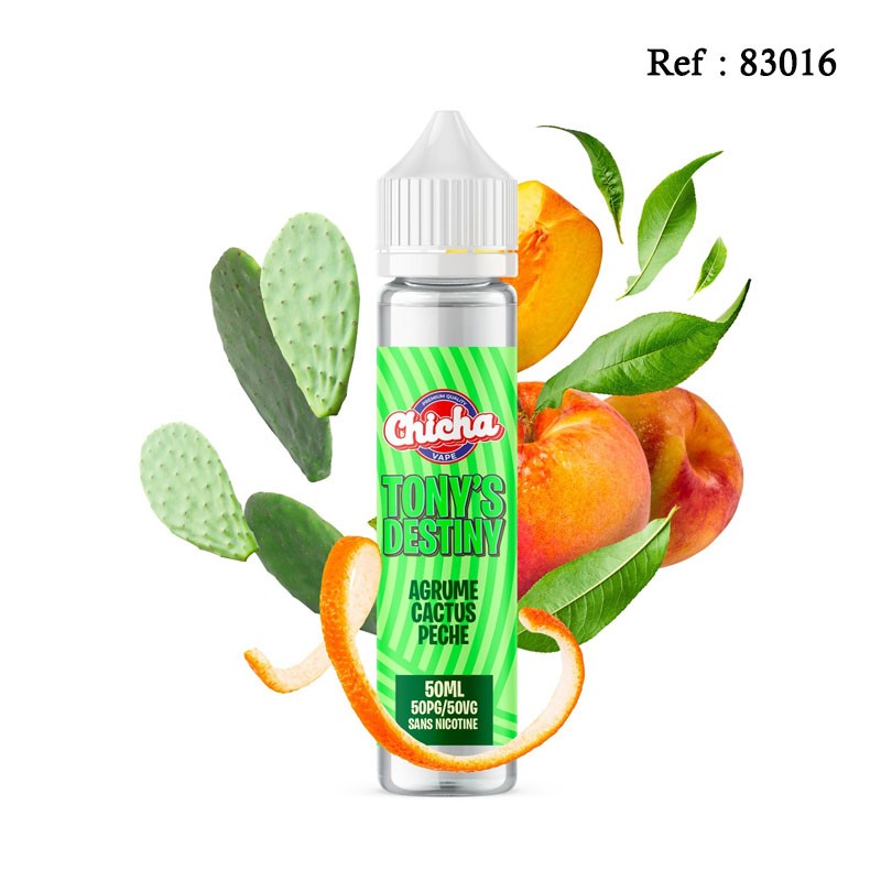 E-liquid CHICHA VAPE Tony's Destiny 50mL + boosters