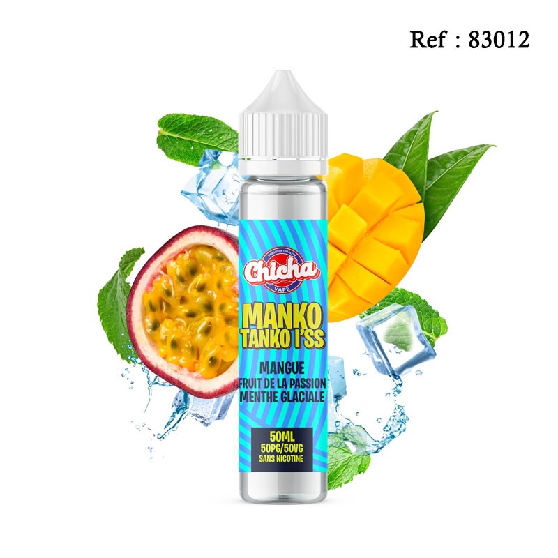 E-liquid CHICHA VAPE Manko Tanko I'ss 50mL + boosters