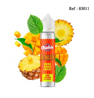 E-liquid CHICHA VAPE A-Way 50mL + boosters