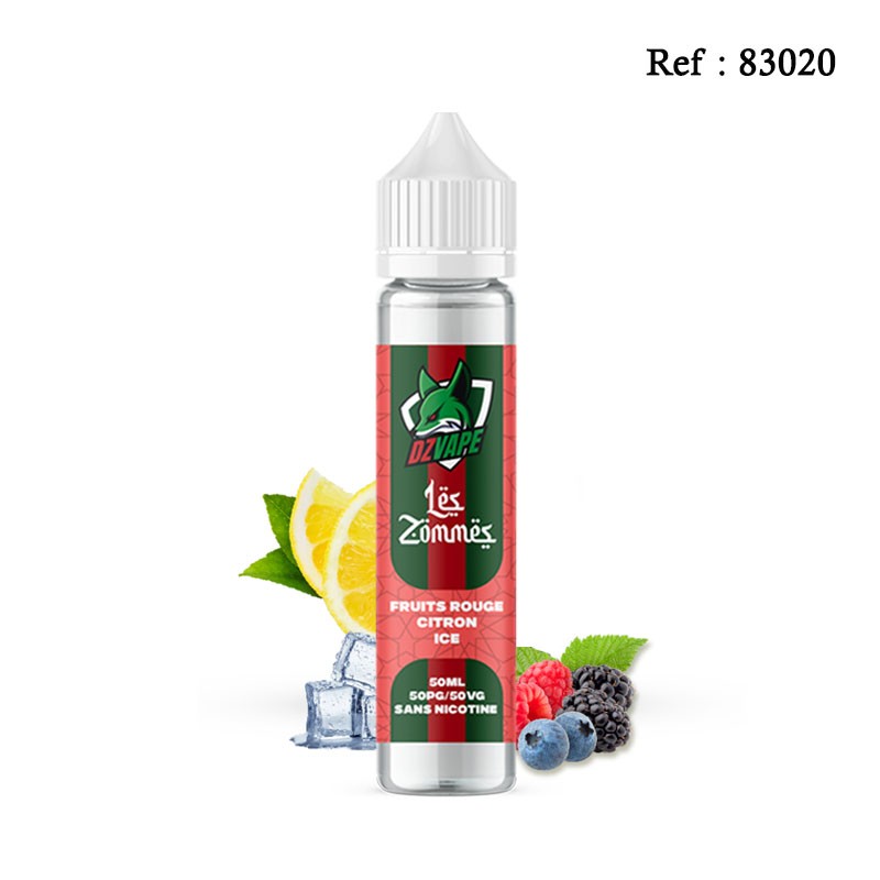 E-liquide DZ Vape Les Zommes 50mL + boosters