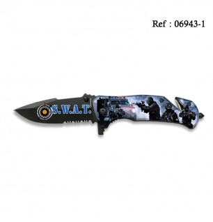 Knife 3D Swat 8.2 cm with clip