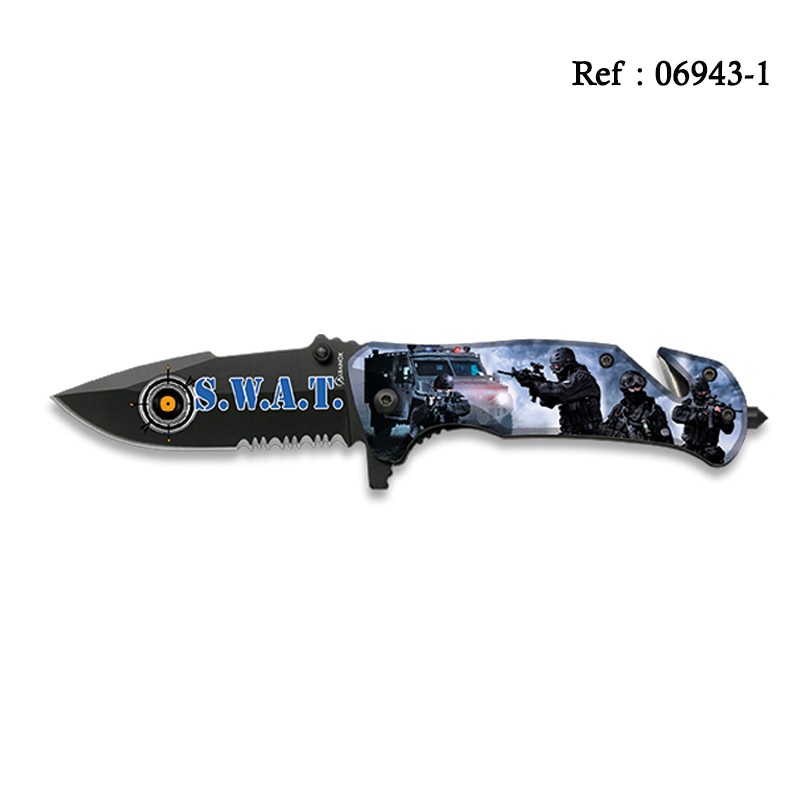 Knife 3D Swat 8.2 cm with clip