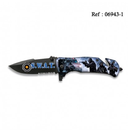 Knife 3D Swat 8.2 cm with clip