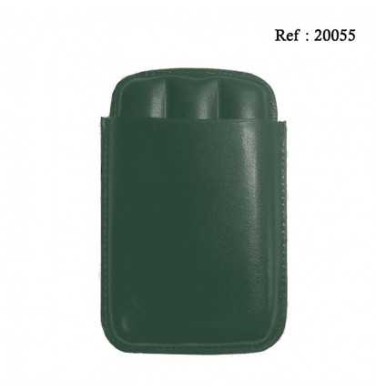 Cigar Case for 3 pcs Dark Green