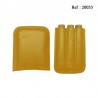 Etui cuir SAREVA Jaune 3 cigares corona/robusto