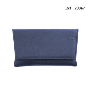 Tobacco leather pouch blue