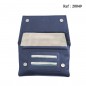 Tobacco leather pouch blue