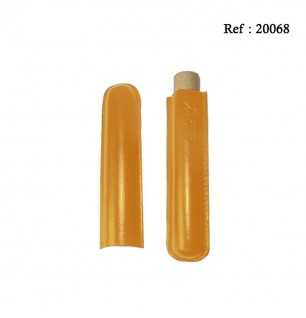 Cigar Case for 1 pc Yellow