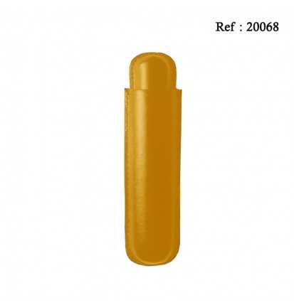 Cigar Case for 1 pc Yellow