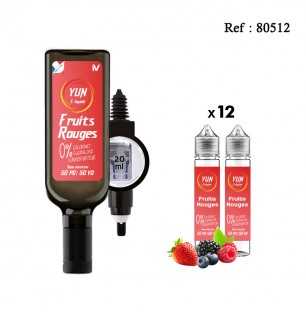 Pack E-liquid YUN Red fruits 500mL