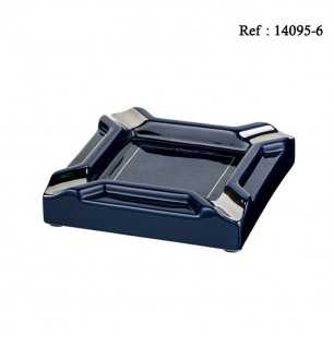 Cigar Ashtray Ceramic Dark Blue 200 x 200 x 40 mm