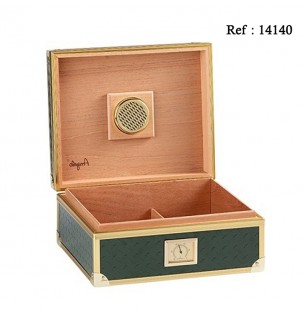 Humidor Alu Green 260 x 222 x 115 mm