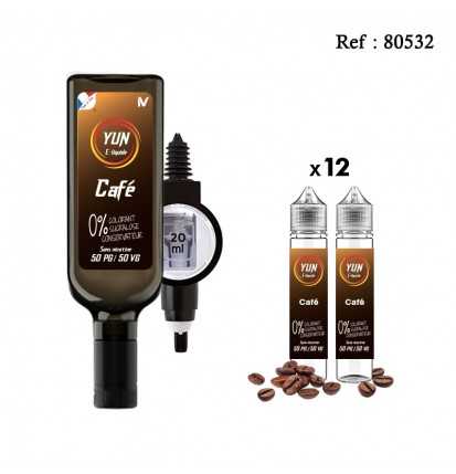 Pack E-liquid YUN Coffee 500mL