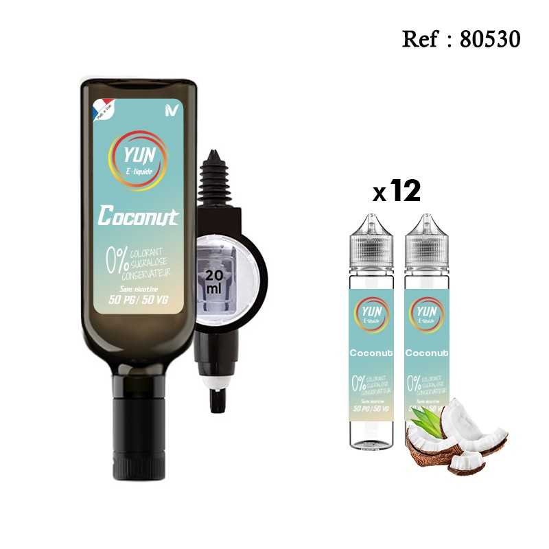 Pack E-liquide YUN Coconut 500mL