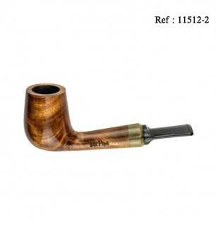 Pipe Mr Pipe Brun séquoia 9 mm,en coffret avec pied plastique et étui