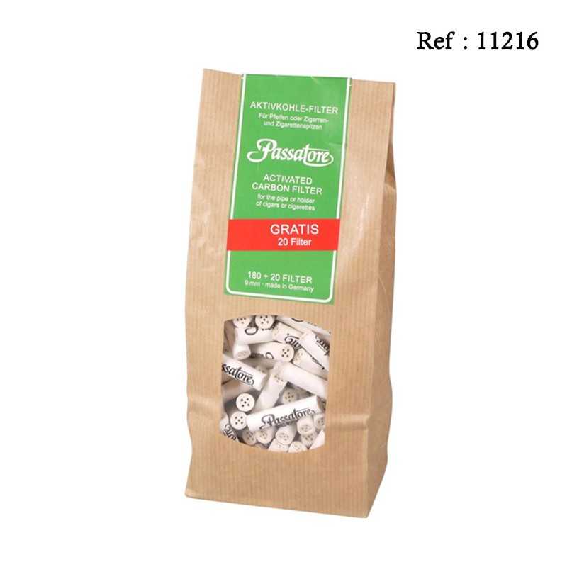 Charcoal Absorber 9 mm 180 pcs + 20 pcs cost free, in eco bag