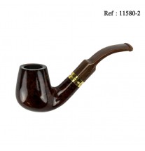 Pipe Cesare Barontini Terenzi Marron Courbe,bague acryl., boîte/étui