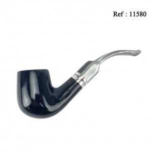 Pipe Cesare Barontini Maremma Noir,bague acrylique, en boîte et étui