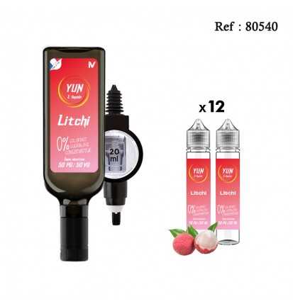 Pack E-liquid YUN lychee 500mL