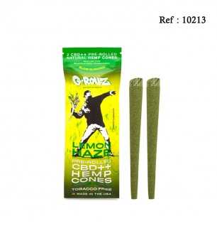 Cones G-ROLLZ CBD 0.42 mg/g2xLemon Haze Pre-rolled display of 12 pack