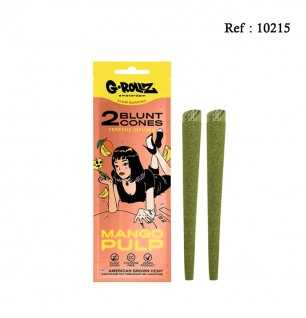 Cones G-ROLLZ CBD 0.42 mg/g2xMango Pulp Pre-rolled display of 12pack