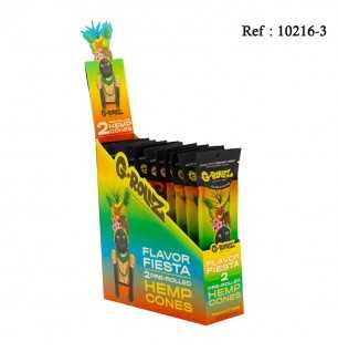 Cones G-ROLLZ CBD 0.42 mg/g2xFlavor Fiesta Pre-rolled displayof12pack