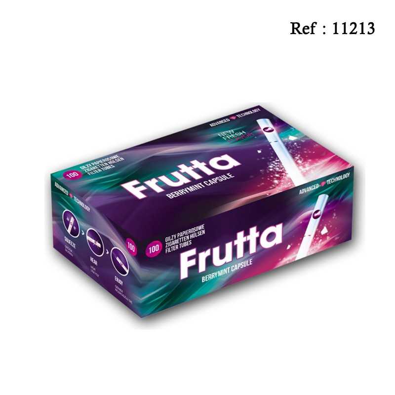 Frutta cigarette tubes Berry/Mint, box of 100 tubes, assorted per 5