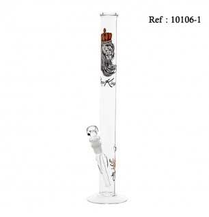 Bang 46 cm en verre Smoking Lion, Ø 40 mm