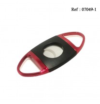 Coupe cigares oval Noir/Rouge